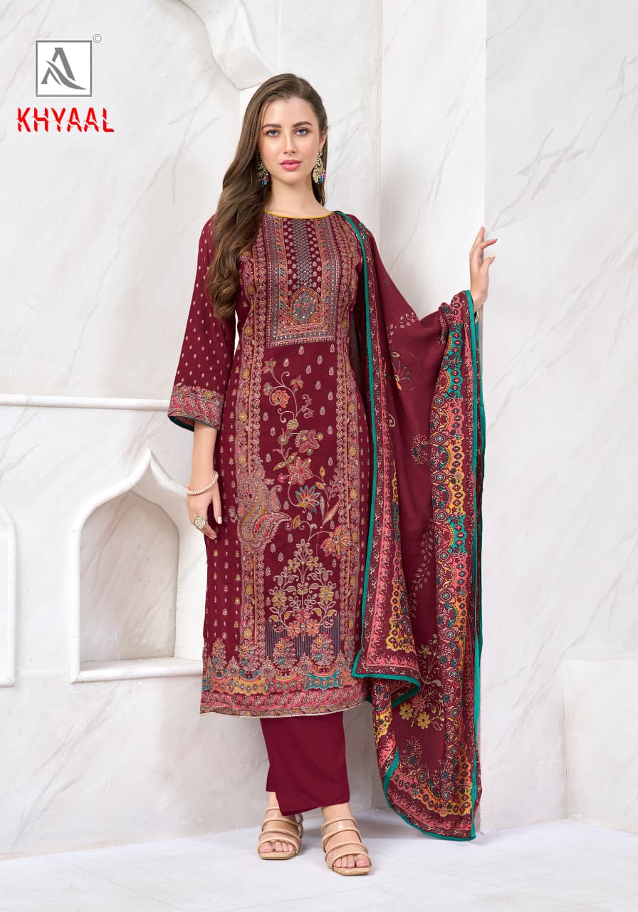 Khyaal Alok Zam Karachi Salwar Suits Wholesale