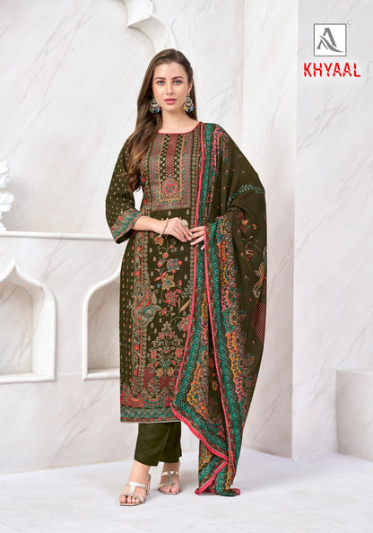 Khyaal Alok Zam Karachi Salwar Suits Wholesale