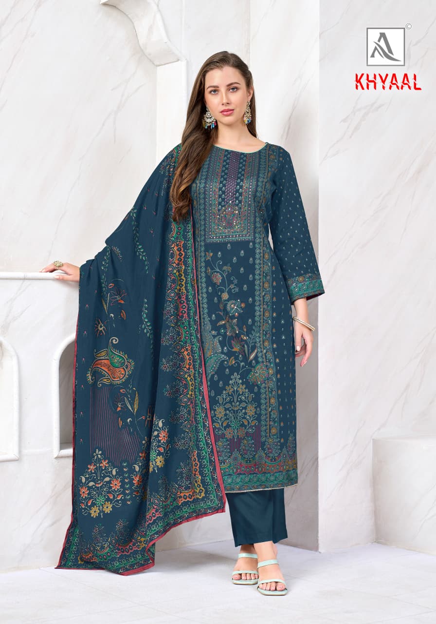 Khyaal Alok Zam Karachi Salwar Suits Wholesale