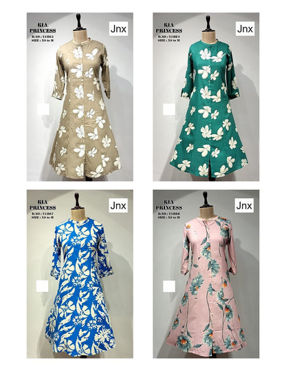 Kia 1811 Jnx Liva Rayon Kurti With Pocket Manufacturer Ahmedabad