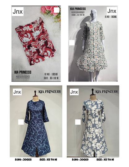 Kia 1811 Jnx Liva Rayon Kurti With Pocket Manufacturer Ahmedabad