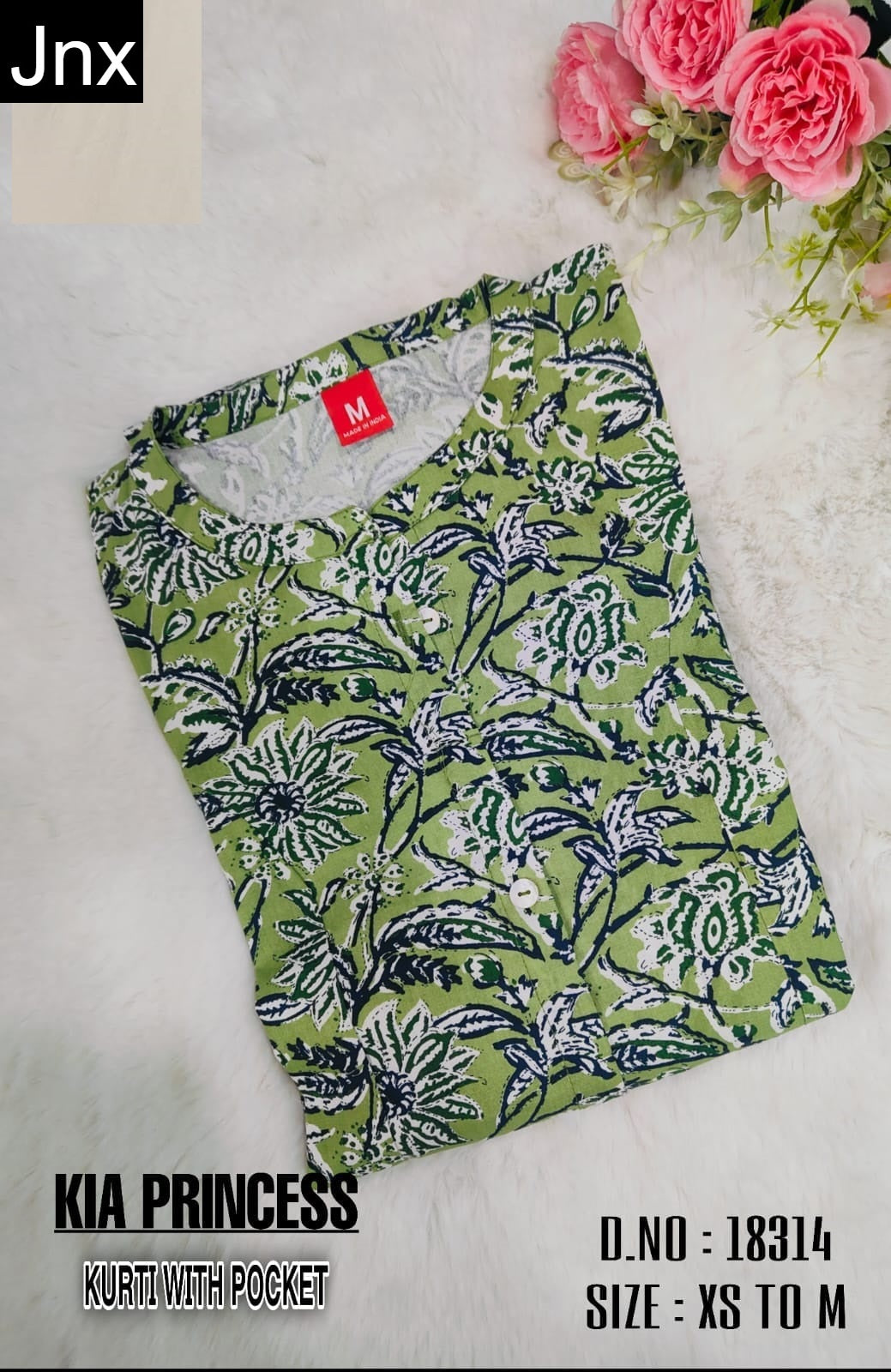 Kia New Jnx Liva Rayon Kurti With Pocket Supplier India