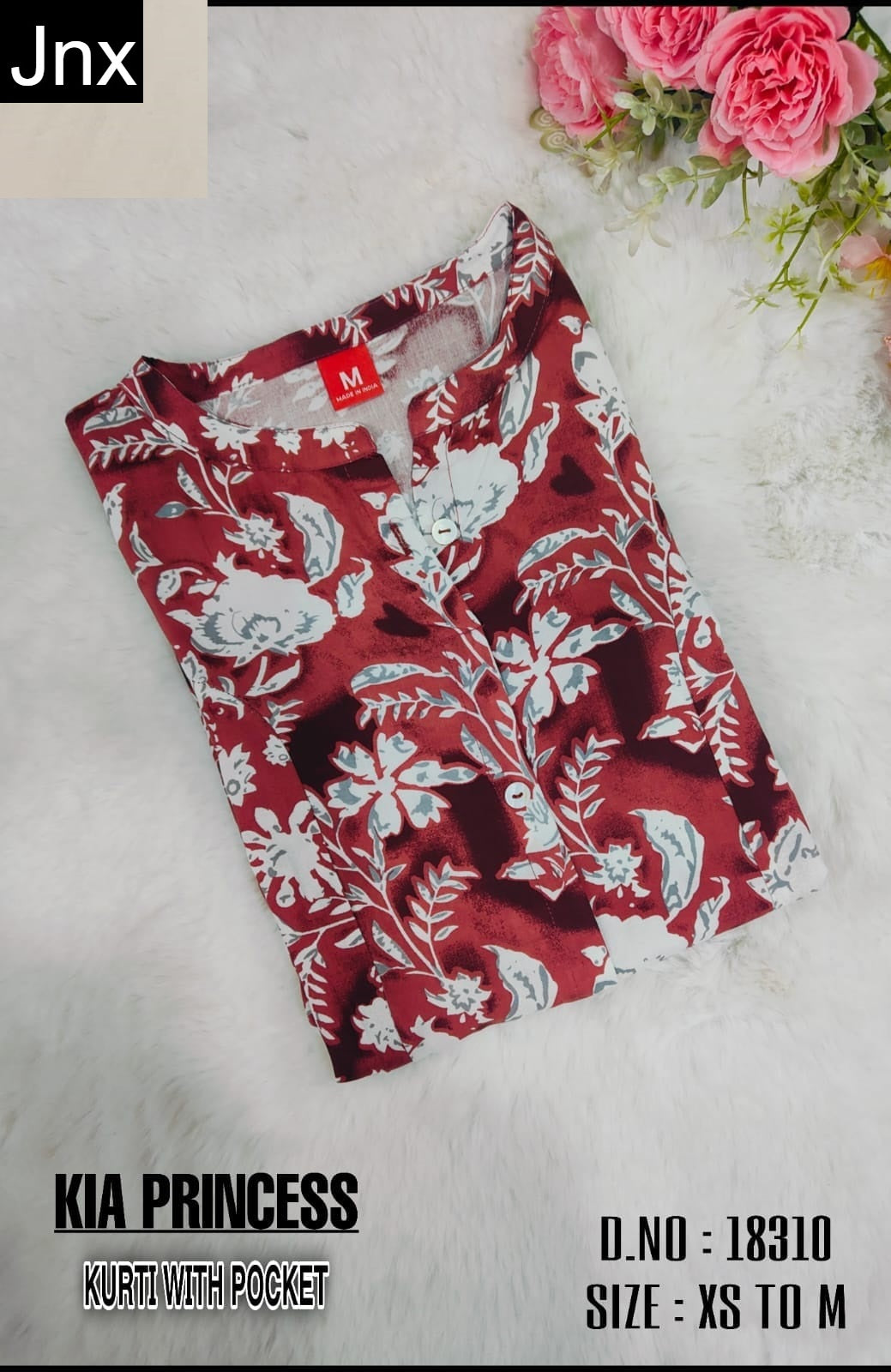 Kia New Jnx Liva Rayon Kurti With Pocket Supplier India