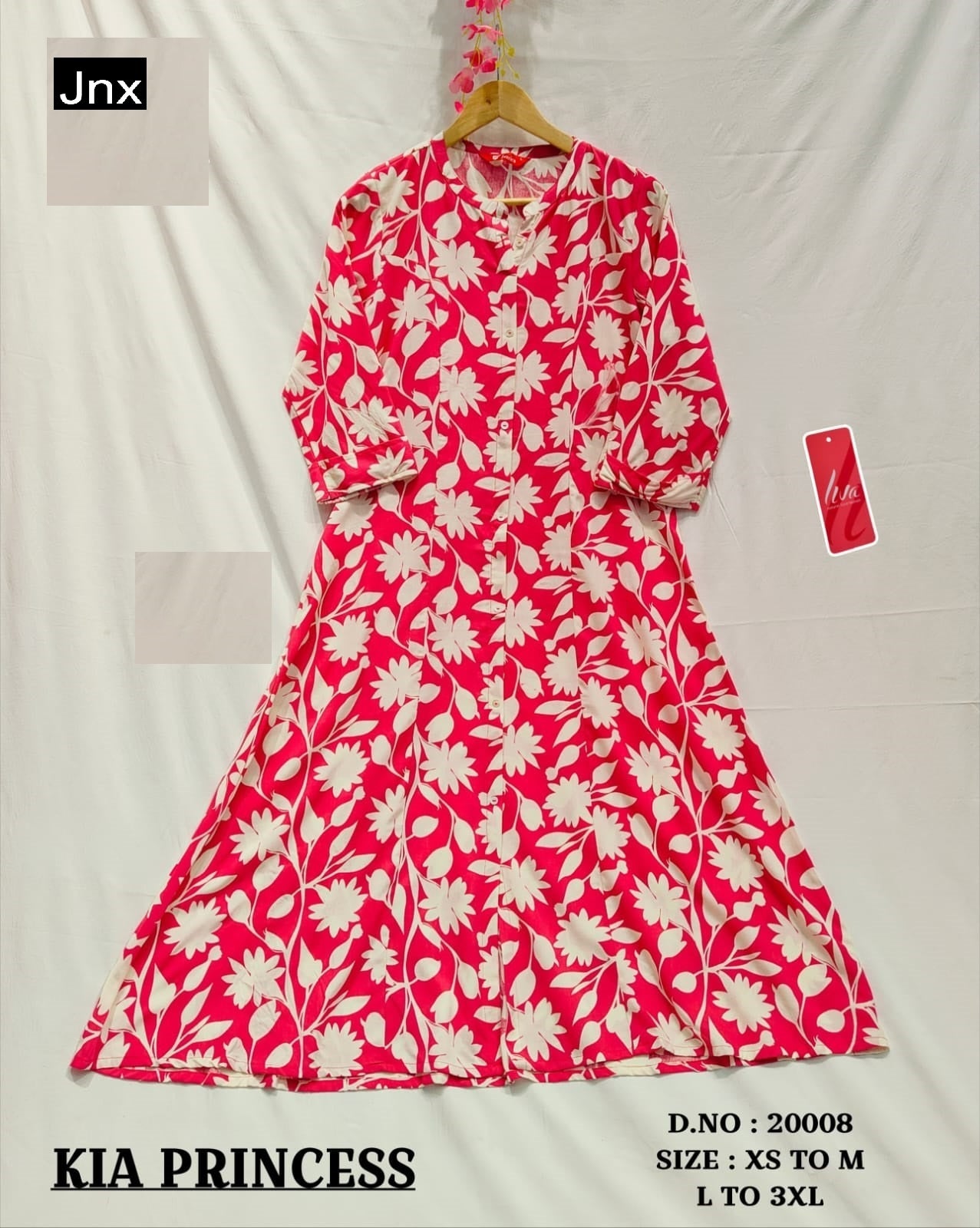 Kia New Jnx Liva Rayon Kurti With Pocket Supplier India