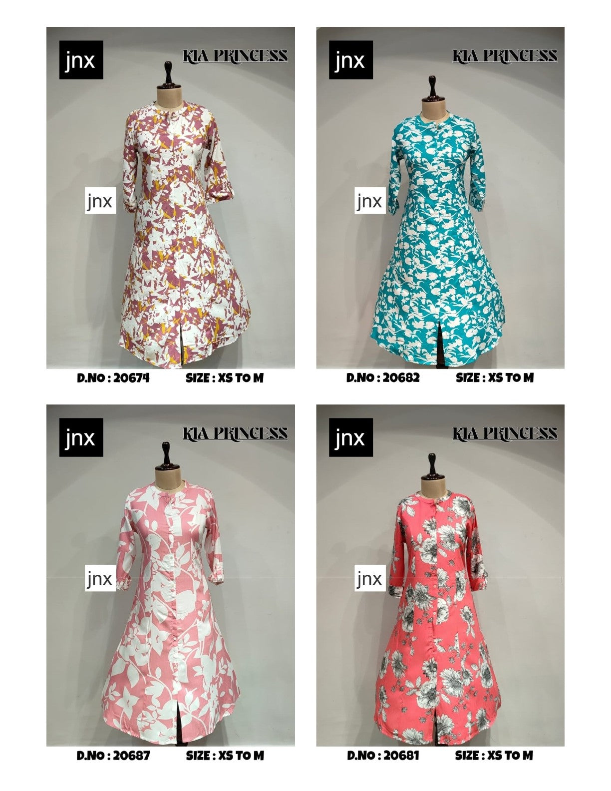 Kia Princess 0311 Jnx Rayon Kurti With Pocket Exporter India