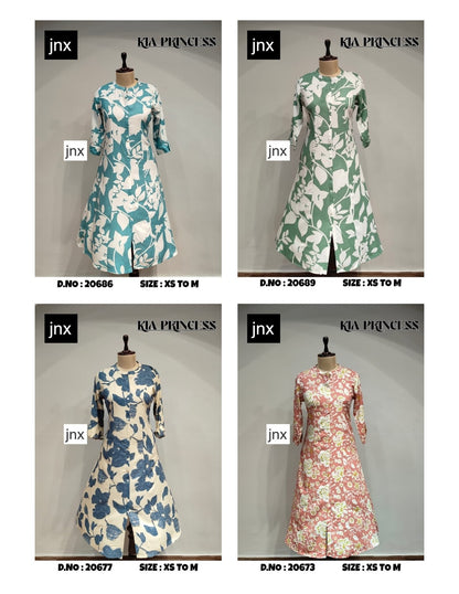 Kia Princess 0311 Jnx Rayon Kurti With Pocket Exporter India