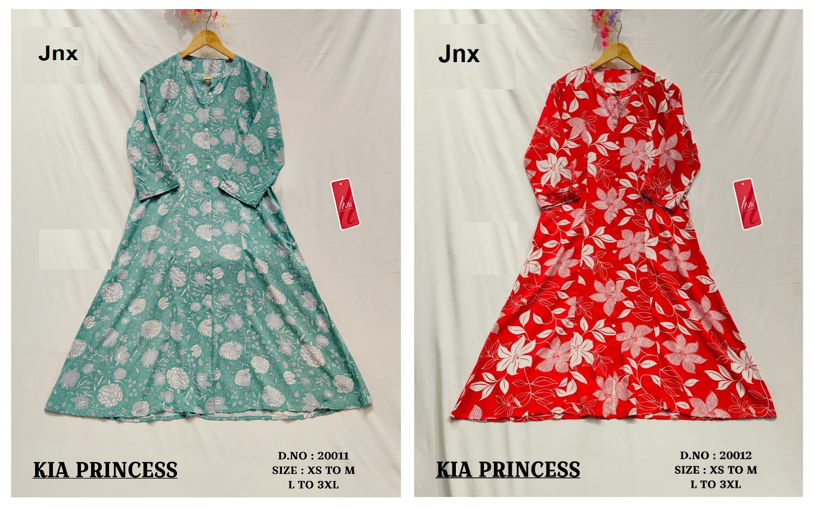 Kia Princess 0710 Jnx Liva Rayon Kurti With Pocket Supplier Gujarat