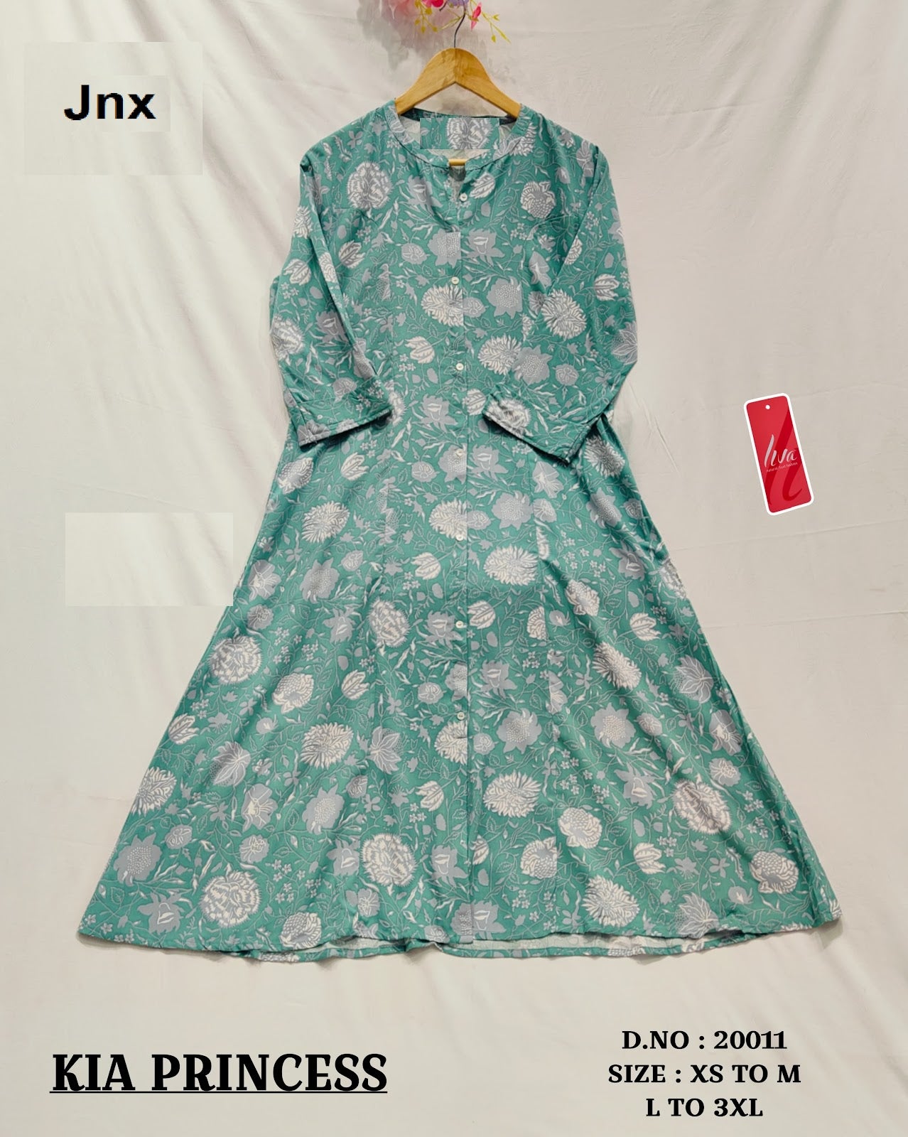 Kia Princess 0710 Jnx Liva Rayon Kurti With Pocket Supplier Gujarat