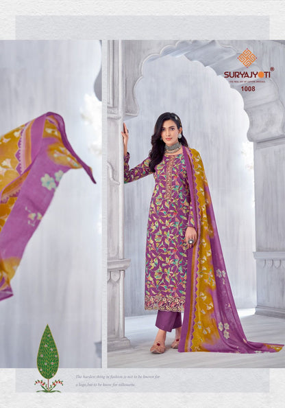 Kia Vol 1 Suryajyoti Lawn Cotton Pant Style Suits Wholesale Price