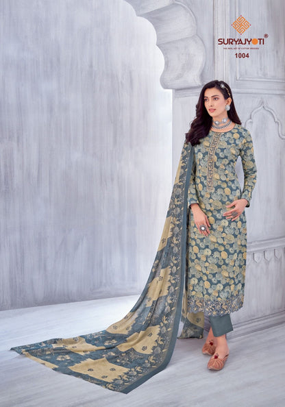 Kia Vol 1 Suryajyoti Lawn Cotton Pant Style Suits Wholesale Price