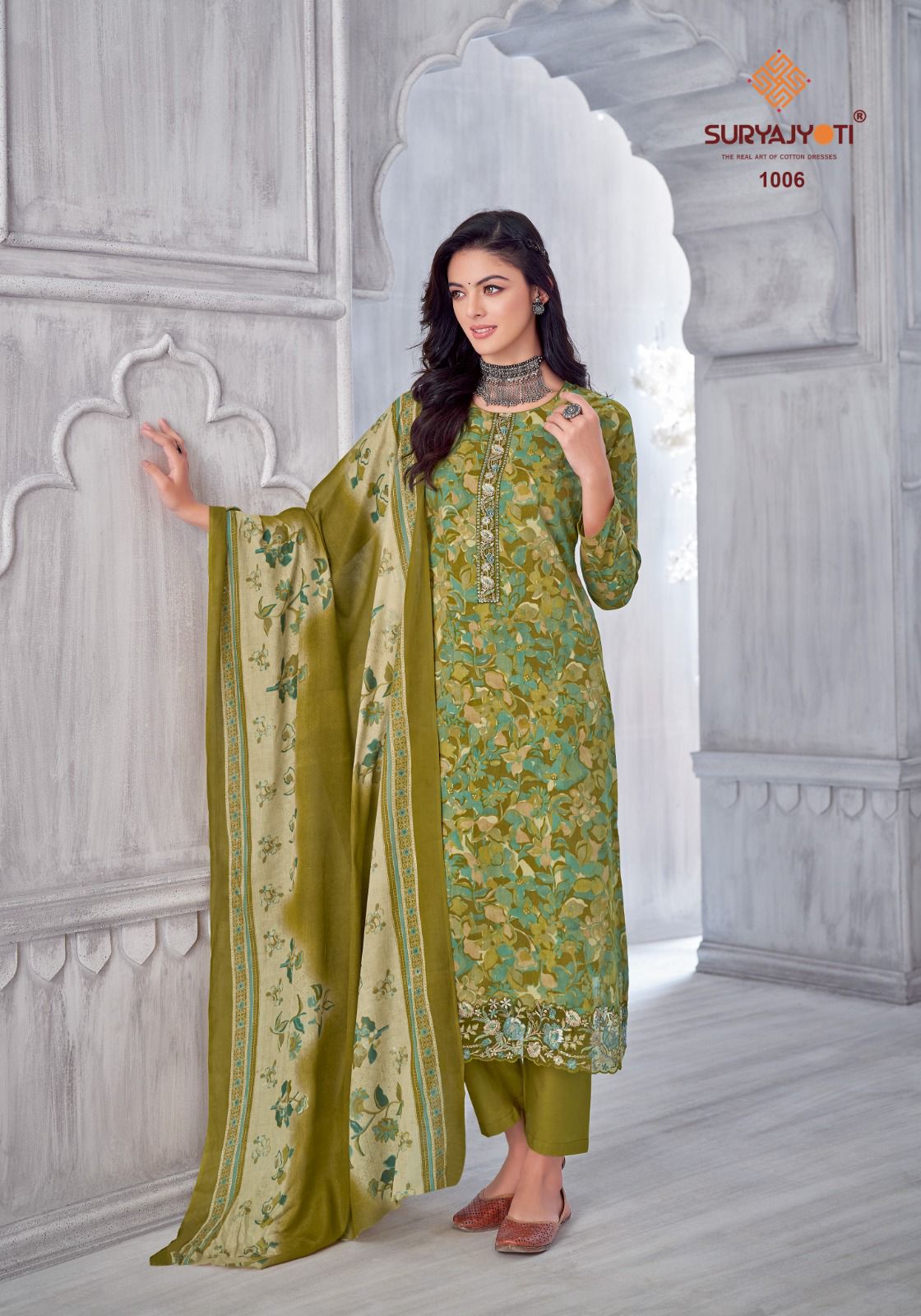 Kia Vol 1 Suryajyoti Lawn Cotton Pant Style Suits Wholesale Price