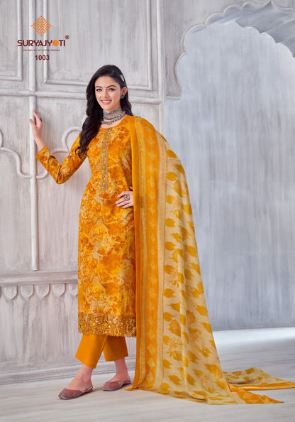 Kia Vol 1 Suryajyoti Lawn Cotton Pant Style Suits Wholesale Price