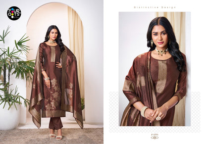 Kian Four Dots Weaving Pant Style Suits Wholesaler India