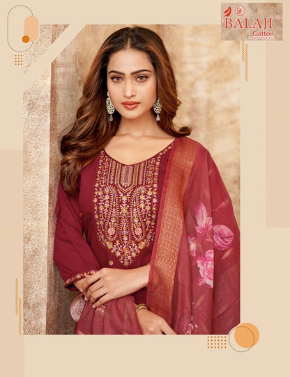 Kiana Balaji Vertican Readymade Pant Style Suits Supplier India