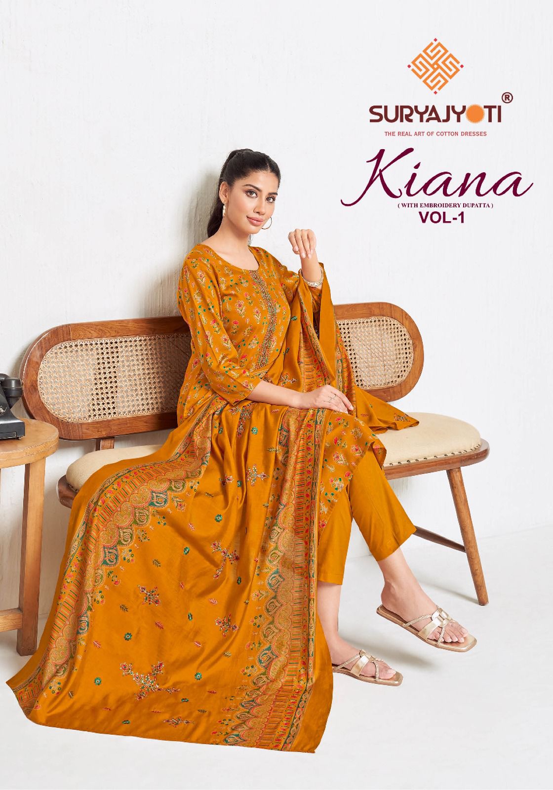 Kiana Vol 1 Suryajyoti Jaam Satin Pant Style Suits Exporter Ahmedabad