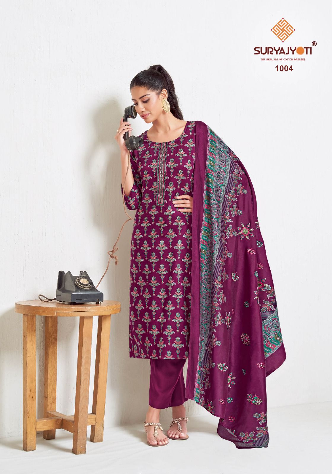 Kiana Vol 1 Suryajyoti Jaam Satin Pant Style Suits Exporter Ahmedabad