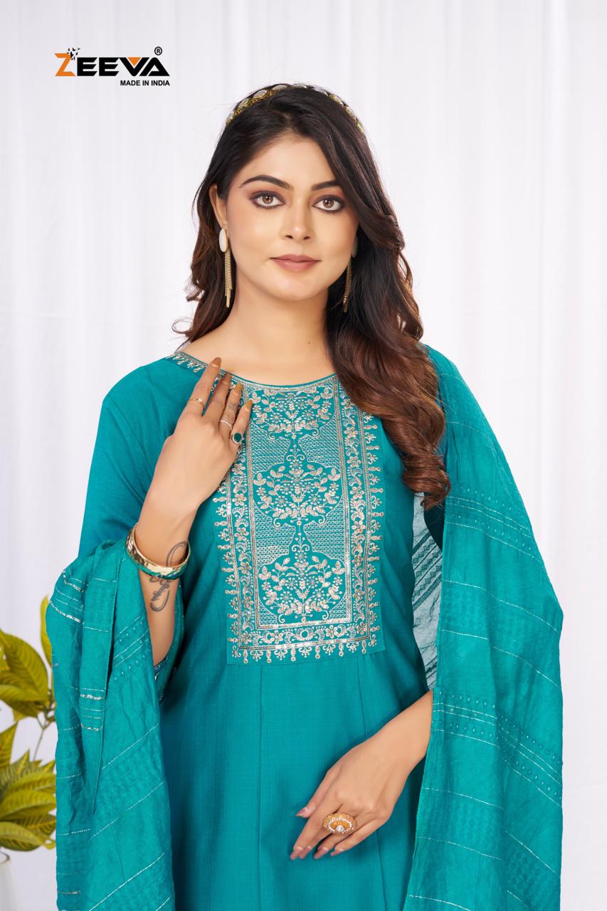 Kiana Zeeva Vatican Readymade Anarkali Suits Wholesale Price