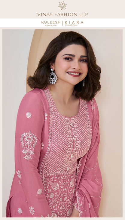 Kiara Kuleesh Vinay Fashion Llp Chinon Pant Style Suits Supplier Ahmedabad