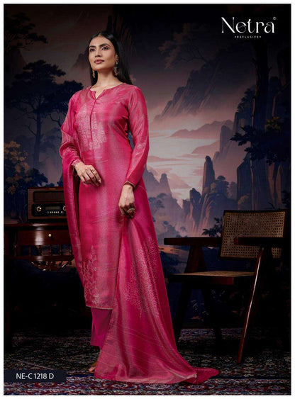 Kiara Netra Gadwal Silk Pant Style Suits Manufacturer Gujarat