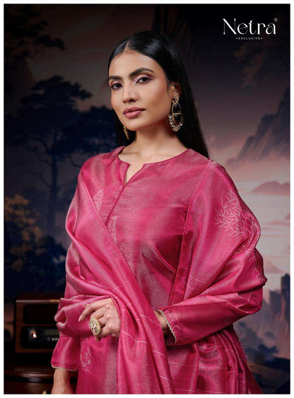 Kiara Netra Gadwal Silk Pant Style Suits Manufacturer Gujarat