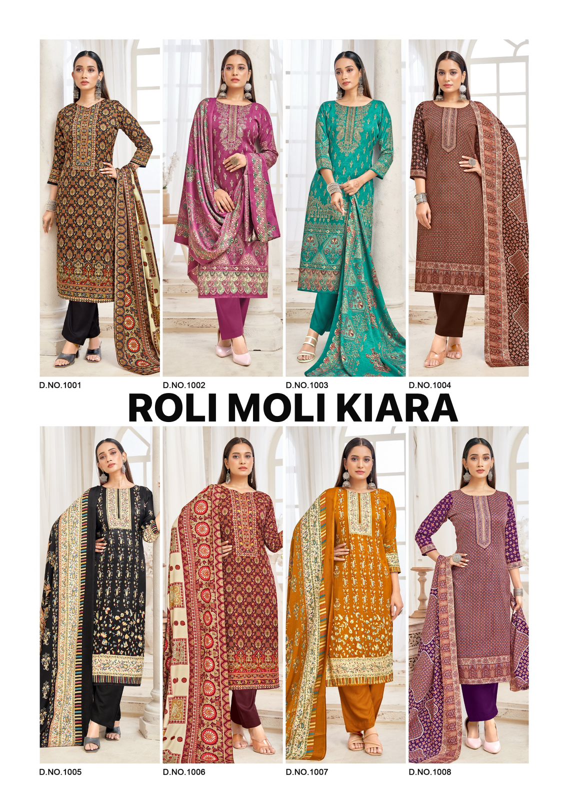 Kiara Roli Moli Pashmina Suits Exporter India