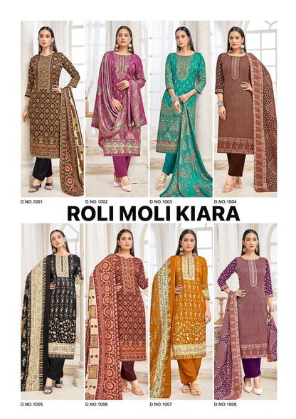 Kiara Roli Moli Pashmina Suits Exporter India