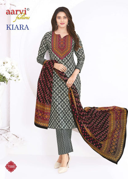 Kiara Vol 1 Aarvi Fashions Readymade Cotton Pant Suits Supplier India