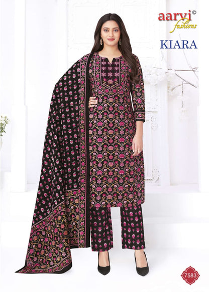 Kiara Vol 1 Aarvi Fashions Readymade Cotton Pant Suits Supplier India
