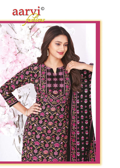 Kiara Vol 1 Aarvi Fashions Readymade Cotton Pant Suits Supplier India
