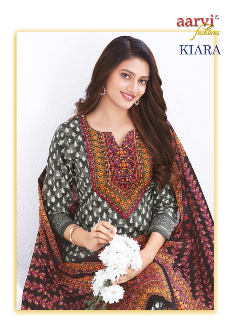 Kiara Vol 1 Aarvi Fashions Readymade Cotton Pant Suits Supplier India