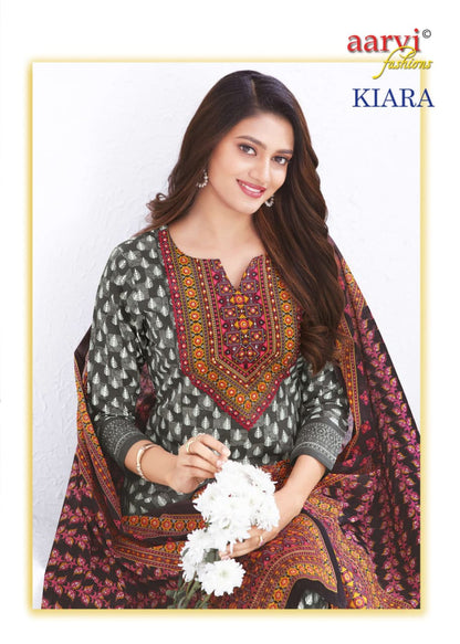 Kiara Vol 1 Aarvi Fashions Readymade Cotton Pant Suits Supplier India