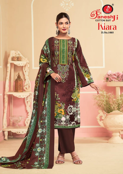 Kiara Vol 1 Ganeshji Soft Cotton Karachi Salwar Suits Wholesale Price