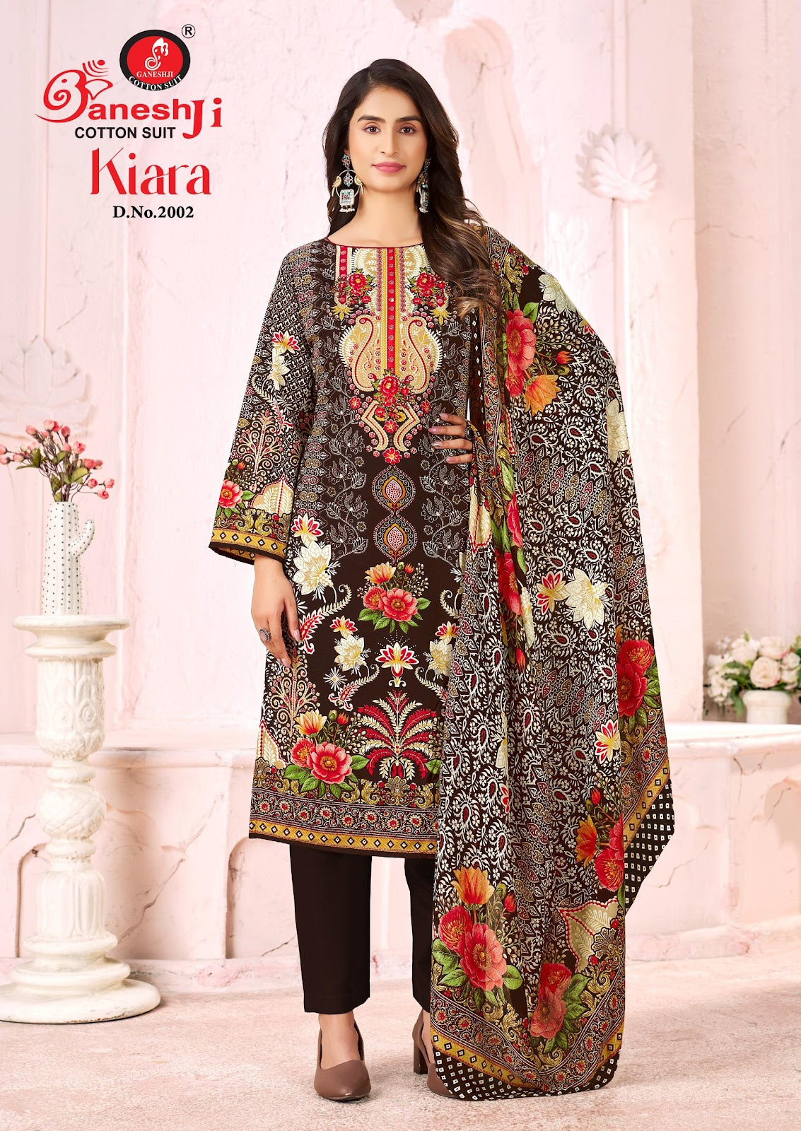 Kiara Vol 2 Ganeshji Mix Cotton Karachi Salwar Suits Exporter Ahmedabad