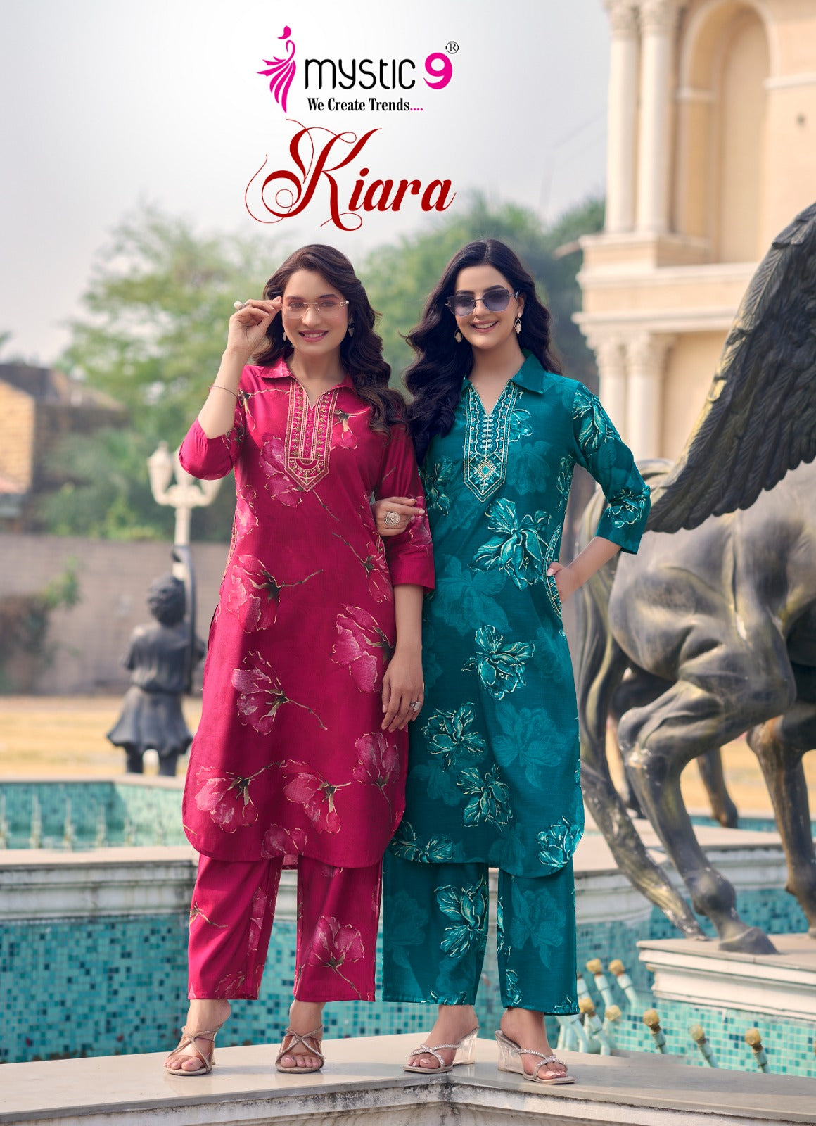 Kiara Vol 2 Mystic 9 Gadwal Co Ord Set Manufacturer Ahmedabad