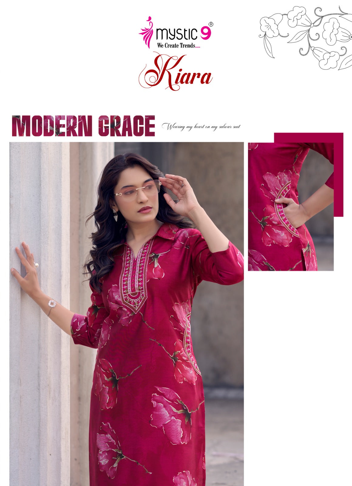 Kiara Vol 2 Mystic 9 Gadwal Co Ord Set Manufacturer Ahmedabad