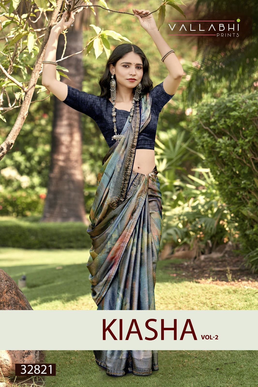 Kiasha 2 Vallabhi Prints Brasso Sarees Supplier Ahmedabad