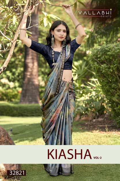 Kiasha 2 Vallabhi Prints Brasso Sarees Supplier Ahmedabad
