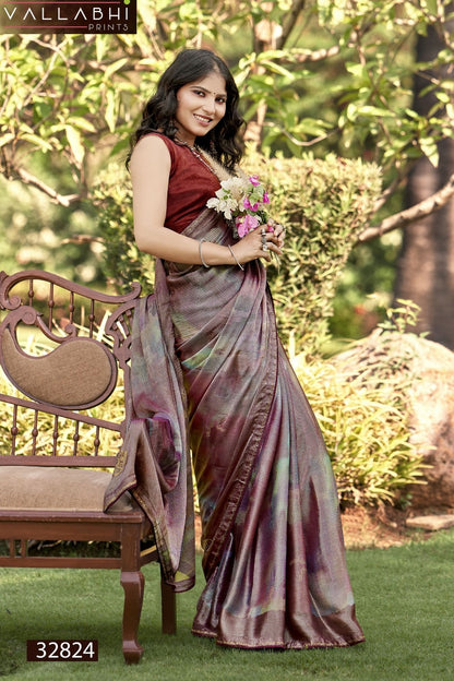 Kiasha 2 Vallabhi Prints Brasso Sarees Supplier Ahmedabad