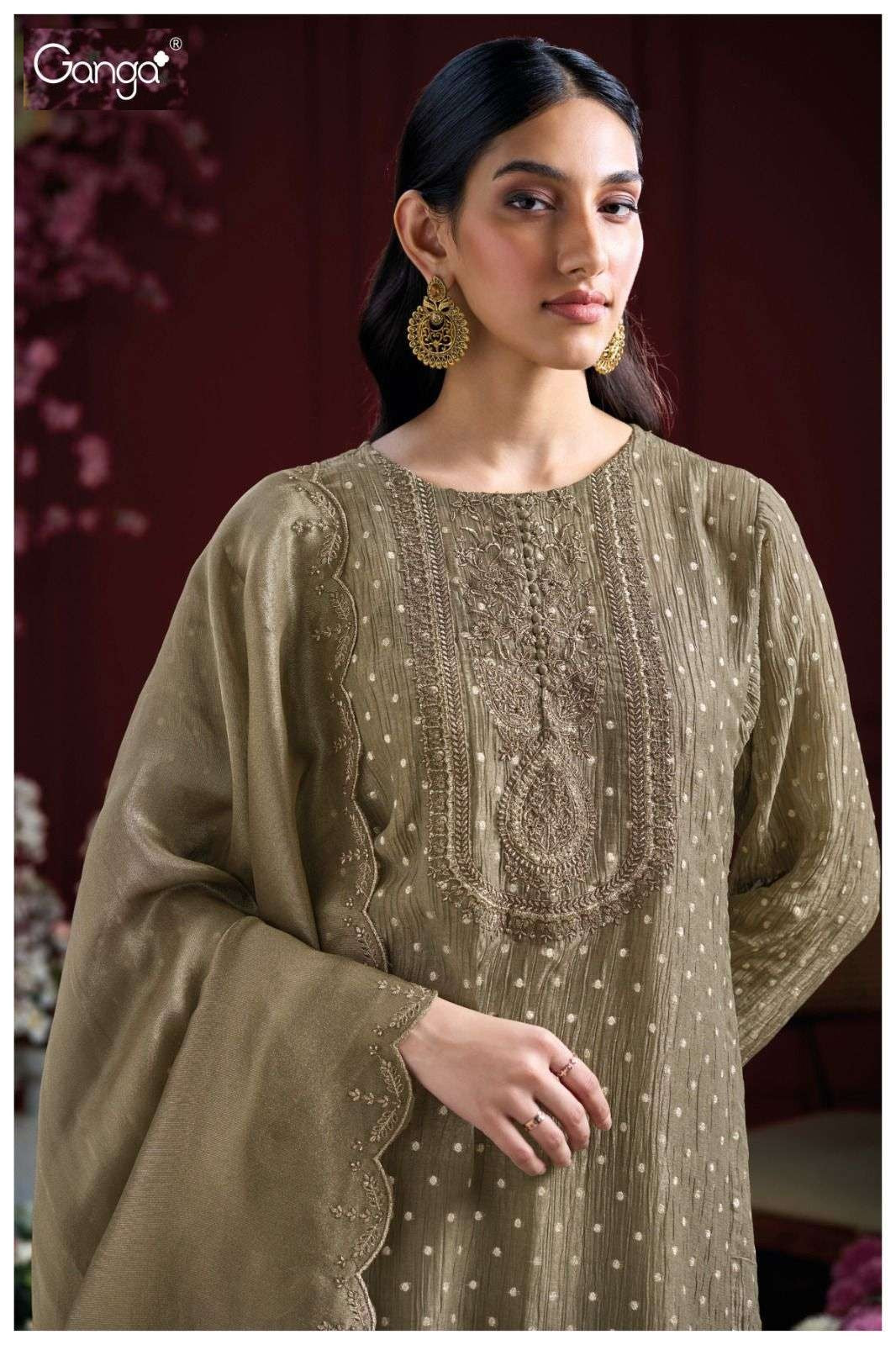 Kiely 2945 Ganga Premium Viscose Plazzo Style Suits Supplier Gujarat