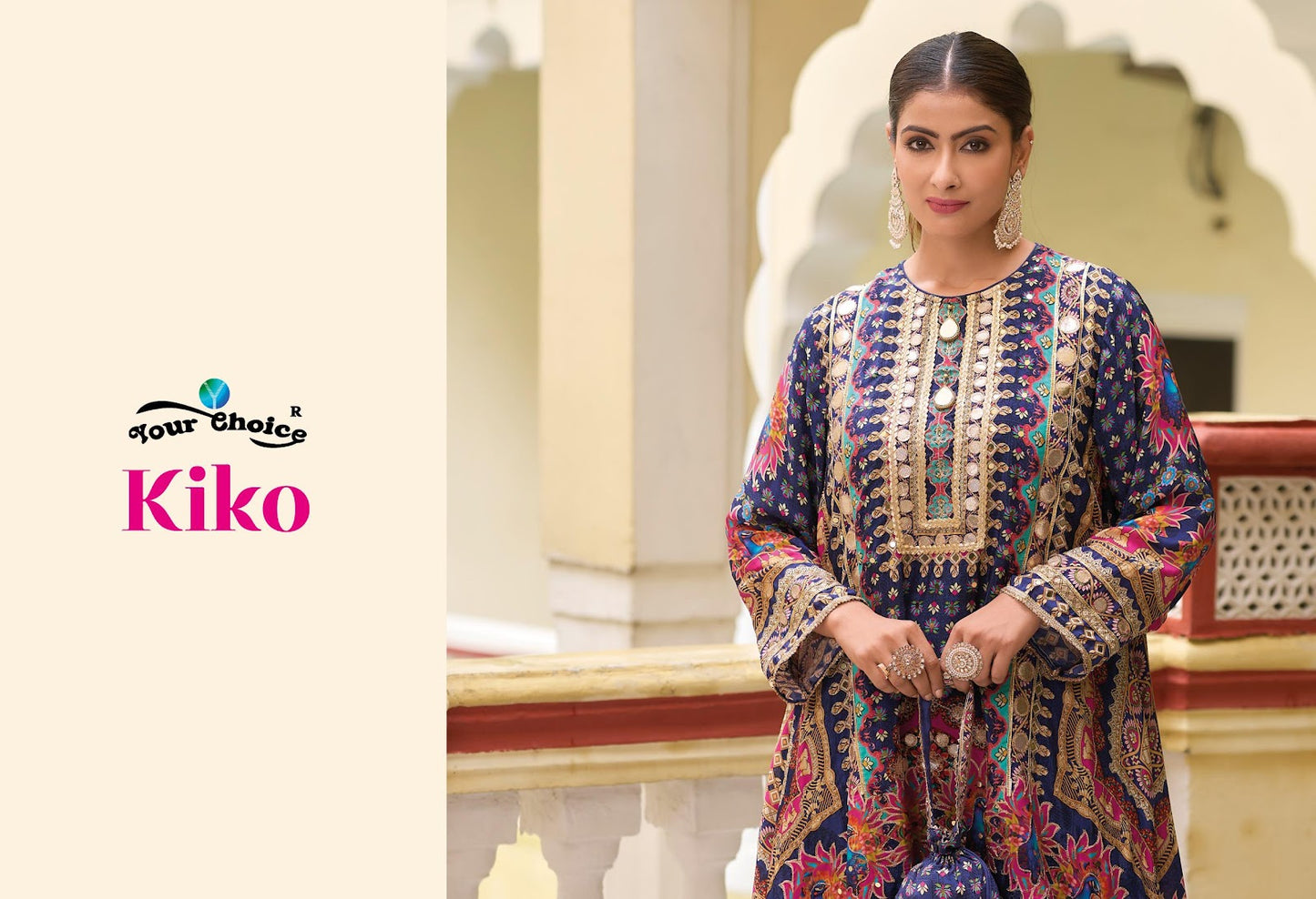Kiko With Dhoti Your Choice Chinnon Readymade Suits Supplier Gujarat