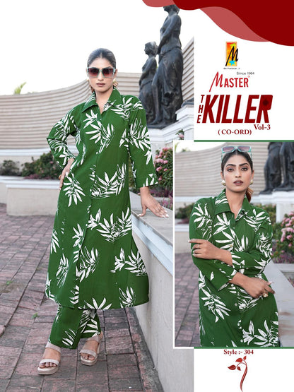 Killer Vol 3 Master Rayon Co Ord Set Exporter Ahmedabad