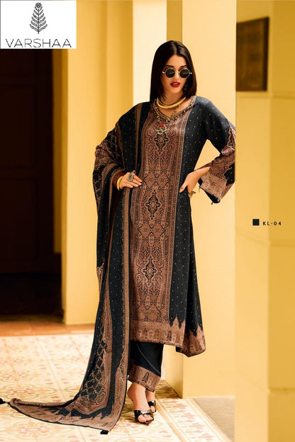 Killian Varshaa Viscose Pashmina Suits Supplier Gujarat