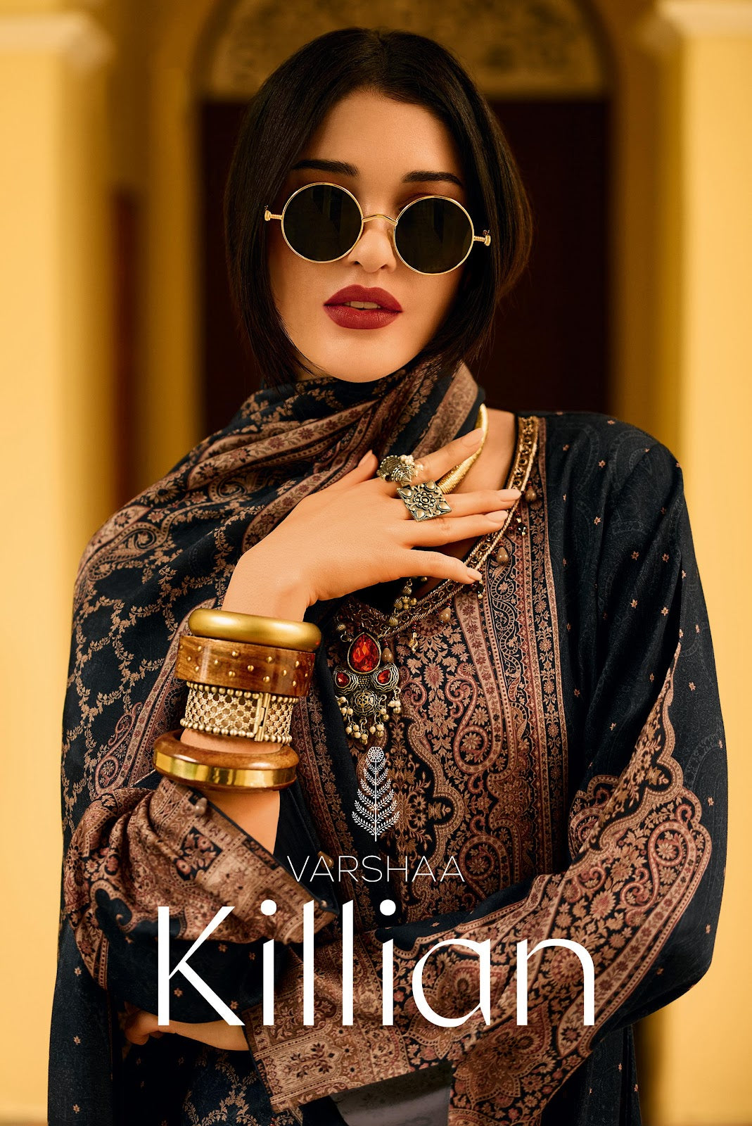 Killian Varshaa Viscose Pashmina Suits Supplier Gujarat