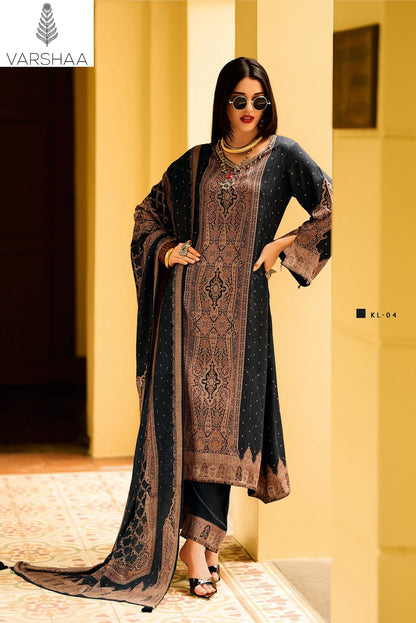 Killian Varshaa Viscose Pashmina Suits Supplier Gujarat