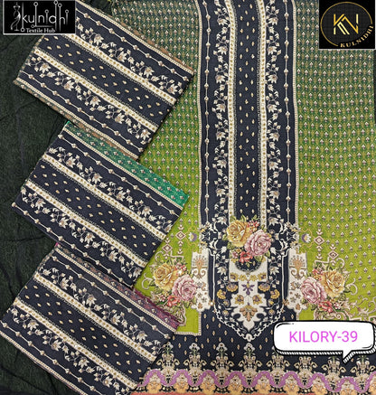 Kilory 39-40 Kulnidhi Organza Salwar Suits Exporter Ahmedabad