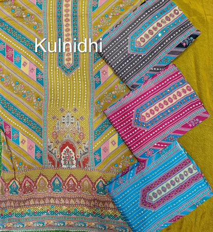 Kilory Kulnidhi Organza Salwar Suits Wholesaler Ahmedabad