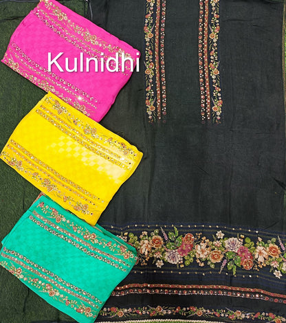 Kilory Kulnidhi Organza Salwar Suits Wholesaler Ahmedabad