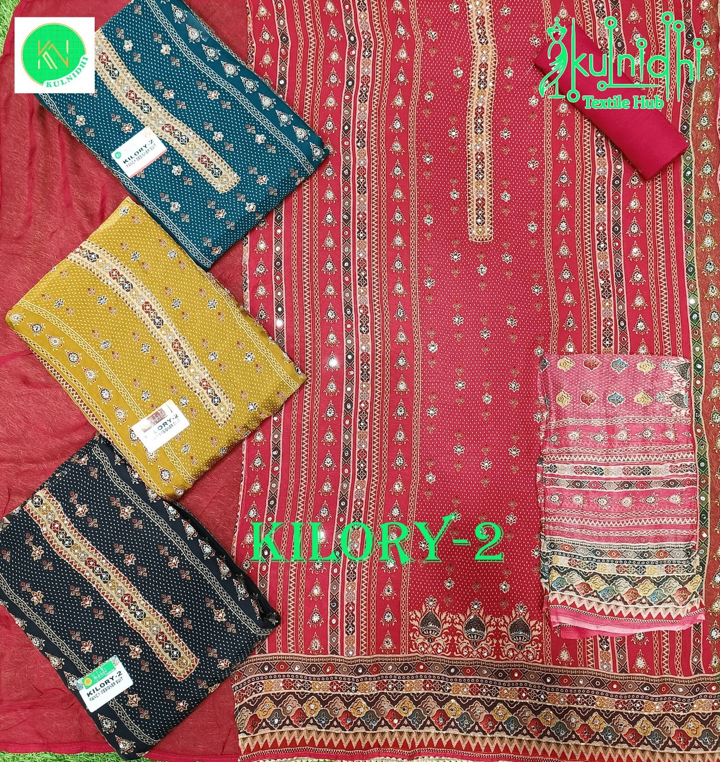 Kilory Kulnidhi Organza Salwar Suits Wholesaler Ahmedabad