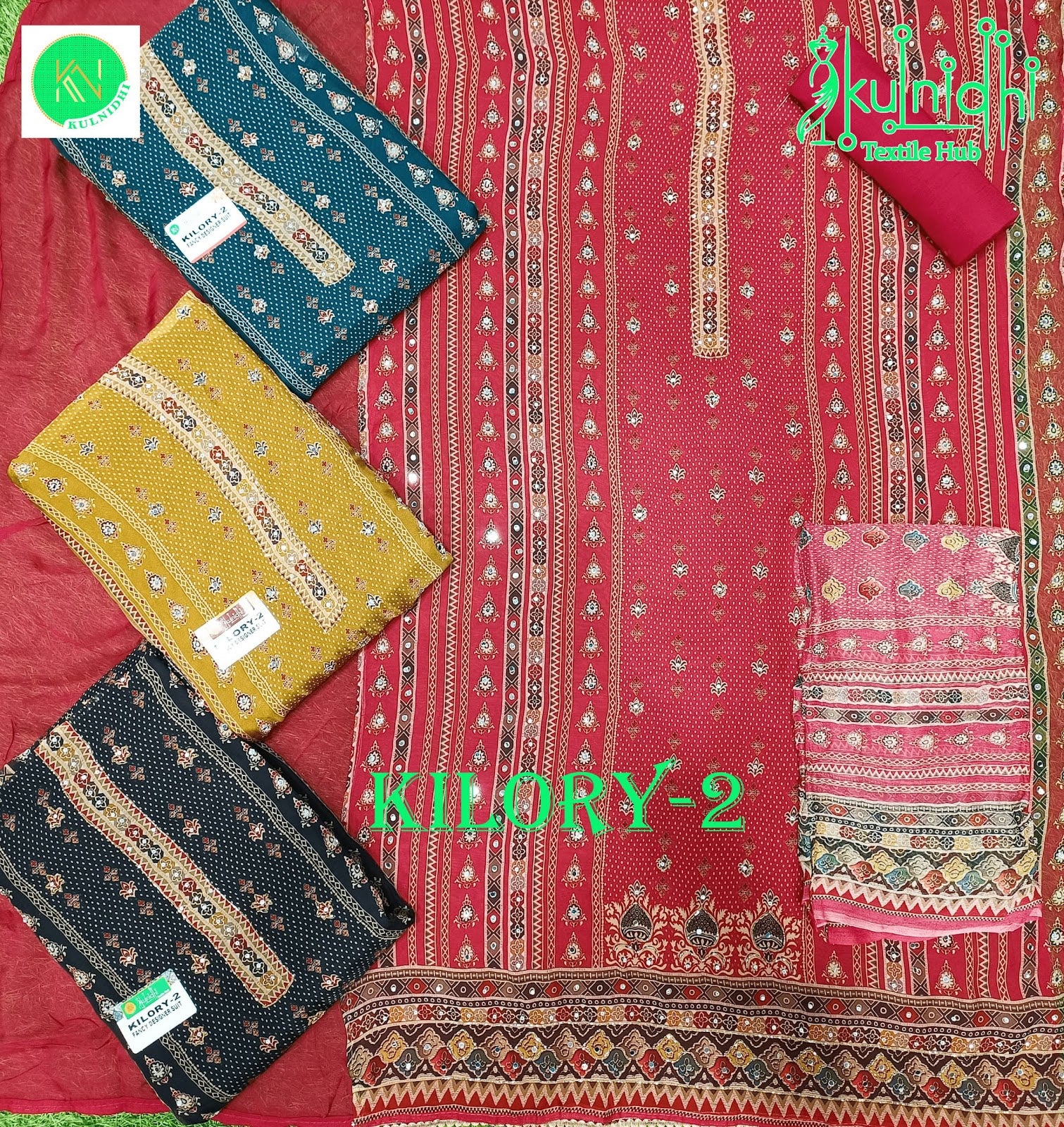 Kilory Kulnidhi Organza Salwar Suits Wholesaler Ahmedabad