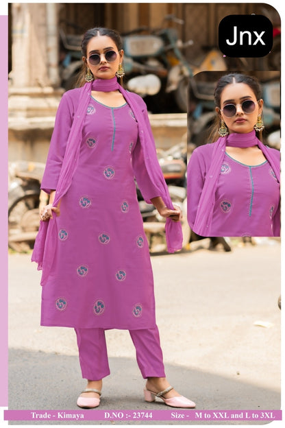 Kimaya Jnx Readymade Pant Style Suits Exporter